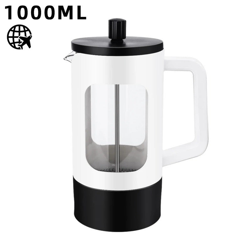 Hand-poured coffee pot
