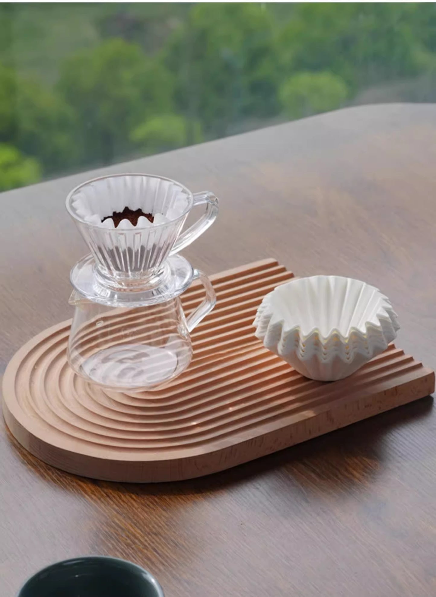 Coffee filter cake papers