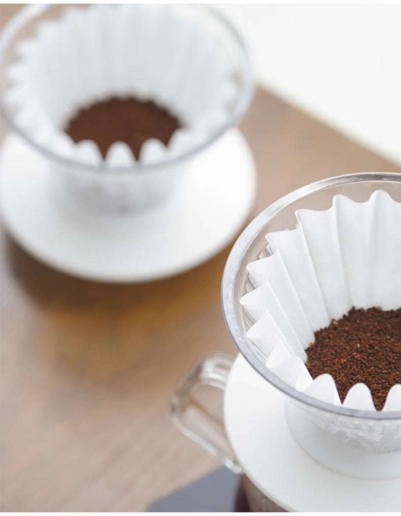 Coffee filter cake papers