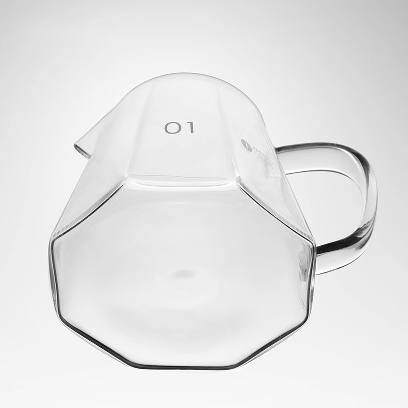 Glass coffee cup