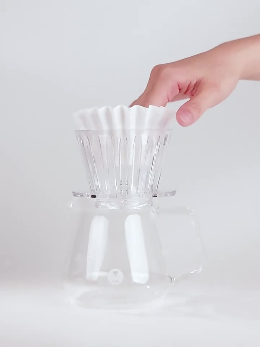 Coffee filter cake papers