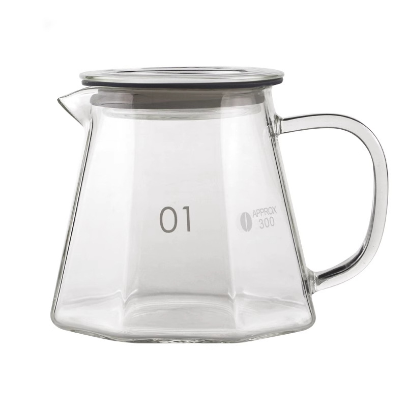 Glass coffee cup