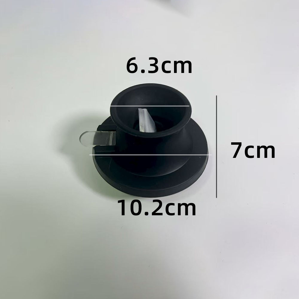 Silicon filter with switch push